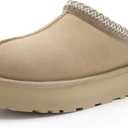 Women's Slippers Platform Mini Boots Short Ankle Boot Fur Fleece Lined Sneakers House slippers Anti-Slip Boot For Outdoor (11, Off-white)