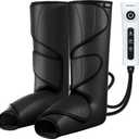 CINCOM Leg Massager for Circulation and Pain Relief FSA, Air Compression Calf Foot Massagers for Edema Swelling RLS, Legs Circulation Machine Gifts Idea (with 2 Extensions)