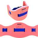 EVA Swimming Floatation Exercise Belt, Adjustable Swim Training Equipment Belt Outdoor Swim Training Tools for Adult and Kids (Size M - Orange - 1PC)