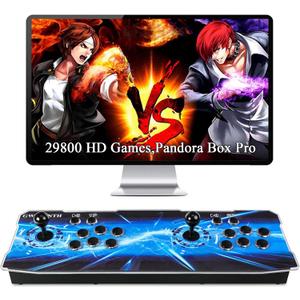 GWALSNTH 29800 in 1 Pandora Box 60S Arcade Console, Plug and Play Video Game, 1280X720 Display, 3D Games, Search/Save/Hide/Pause, 1-4 Players