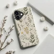 LUHOURI for iPhone 17 Case,Wireless Charging Compatible,Dual-Layer - Soft Silicone Inner + Hard Outer Shell,Cute Wildflower Design,Protective Phone Cover for Women - Marble Pressed Flowers
