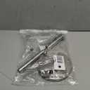 SMARTAKE Paper Towel Holder, Paper Towel Dispenser Standing Weighted Base Non Slip, Spring Arm for Easy Tear, Stainless Steel Paper Towel Holder for Home Kitchen Countertop Tabletop, Silver