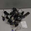 Outdoor-String-Lights-Patio-LED-Light-Outside 50Ft 15M Waterproof Remote Dimmable S14 LED Porch Lighting with 15 Edison Plastic Bulb Hanging Lights Connectable for Backyard Yard Gazebo Party Garden