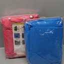 Ramede 2 Pcs Giant Inflatable Baby Costume 96 Inch Gender Reveal Ideas Boy and Girl Blow Costume Outfit for Adult Baby Shower Gender Reveal Party Halloween Christmas Cosplay Supplies