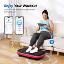 Merach CV40 Curved Vibration Plate Exercise Machine with 440lbs Capacity