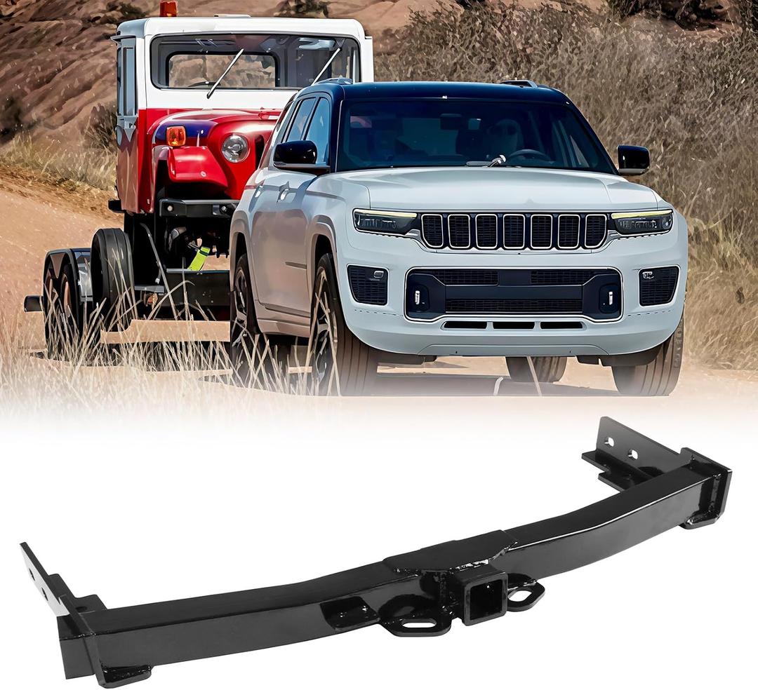 HEKA Class III Trailer Hitch 2-Inch Receiver Fit for 2021-2026 Jeep Grand Cherokee L 3-Row Tow RVing Motor Bike Boat Cargo