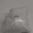 100PCS Bead Necklace, White Mardi Gras Beads Necklaces Bulk, 33" Metallic Round Beads Accessories, Bead Necklace Holiday Events Parade Throws Bridal Shower Party Decor Supplies Favors