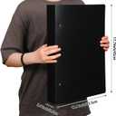 2 Pcs 11 X 17 Binder 3 Ring with 2 Inch D Ring Poly Panel