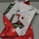 Horaldaily Christmas Tablecloth 5270 Inch Rectangular, Winter Snowman Trees Red Washable Seasonal Table Cover for Party Picnic Dinner Decor