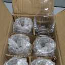 Jarsoph Set of 6 Single Serving Wine Carafe Individual Glass Decanter 6.5oz Mini Refill Decanters for Dinner Parties Tastings Bars Restaurants