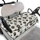 Universal Golf Cart Seat Covers for Women Men Non-Slip Golf Cart Seat Towel Blanket Golf Cart Accessories (1-Dog Paw Print)