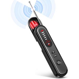 Hidden Camera Detectors, Rechargeable Wireless Large Find Range, Accurate Multi-Purpose Sensitivity Adjustable Bug Detector, Easy to Use Portable Camera Finder for Hotel, Office and Car (Medium)