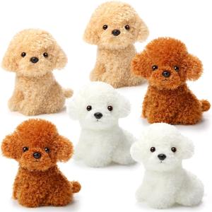 Pack of ,  8 Inch Stuffed Animal Plush Dog Puppy Soft Plush Pillow Toy Fluffy Puppy Set for Kids Girls Dog Theme Party Favor Birthday Baby Room Home Decor(Adorable Style,Retro Color)