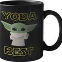 Youda Best Mug - FathersDay Mugs for Dad Star Wars Dad Mug, Valentines Day Mugs for Boyfriend | Baby Youda Best Dad Ever Coffee Cup Gift for Star Wars Fans Fathers | Daddy Stars War Gift for Father