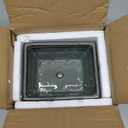 Ceramic Bonsai Pots with Drainage Hole Set of 2, Green Glazed Bonsai Planters for Indoor/Outdoor Use, Rectangular Shallow Bonzai Tree Pot for Succulent, Orchids, Cacti, Home, Patio, Garden, 6.3"x4.9"