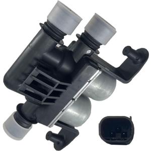 64116910544 Heater Control Valve - Water Control Valve Compatible with 2004-2018 X5 E53 E70 F15 / 2008-2019 X6 E53 E70 F15 Repalces# 1147412166 EHV102