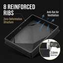 4x4 Post Caps (Fits True 3.5" x 3.5" Wood Posts) - Matte Black Aluminum Pyramid Style, Durable Metal Toppers for Fence, Deck, and Mailbox Protection (6 Pack)