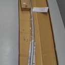 Curved Shower Curtain Rod, Adjustable 35-65 inches Extra Wide Curved Shower Rods for Bathroom, Rust proof Shower Rod, Premium Stainless Steel Curved Curtain Rod for Shower, Bathtub, Silver