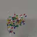 50 PCS Colorful 5mm LED Light Diodes, LED Circuit Assorted Kit for Science Project Experiment (10pieces/Color)