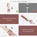 TOSAGE Airflow Attachment for Dyson Airwrap Styler, Straight Attachment No Hot Plates for Smooth Hair Style with Less Damage for Dyson Airwrap HS01 HS05 HS08 i.d. Ceramic Pink