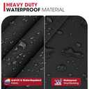 Unicook 58 Inch Grill Cover for Weber Genesis II, LX 300 Series and Genesis 300 Series Gas Grills, Heavy Duty Waterproof Fade Resistant BBQ Cover, All Weather Protection, Compared to Weber 7130