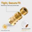 20 PCS Brass Pipe Plug Kit  1/4", 3/8", 1/2" NPT Male Hex Head Counter Sunk Plugs, Threaded Fittings for Plumbing, Air Compressor, Hydraulic & Industrial Use