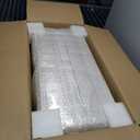 332 QT / 83 Gal White Storage Bins with 1 Lid - Collapsible Stackable Cabinet Organizer w/Wheels & Magnetic Doors, Plastic Storage Box for Office Closet Organization