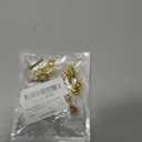 Metal Shelf Furniture Connectors 6 Furniture Railing Metal Post Rail Brackets Glass Railing Posts End Caps Decorative Shelf Guard Rail Holders for Cabinets, Wine Cabinet, Bars Cart, Gallery Shelves