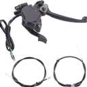 7/8'' Thumb Throttle with Dual Brake Lever Assy 50 & 90cc throttle cable Compatible with 50cc 90cc 150cc 250cc ATV Quad Roketa Taotao Sunl Kazuma