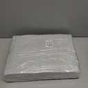 Amazon Basics Fluffy Washable Area Rug, Shaggy Carpet for Living Room, Bedroom, 5' W 7' L (Grey)