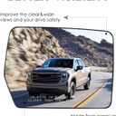 Passenger Right Side Power Heated Mirror Glass for 2011-2014 Ford F-150 with Rear Holder, Blind Spot Convex Side View Mirror, Replace for 4L3Z-17K707-DA