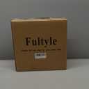 Round Side Table, Small Drink Table for Small Spaces, Modern Accent Nightstand with Solid Wood Leg for Living Room, Bedroom, Corners, and Office (Rustic Brown)