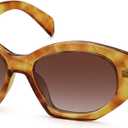 Hexagonal Polarized Sunglasses for Women Men Retro Trendy Designer Shades Sunglasses FZN815