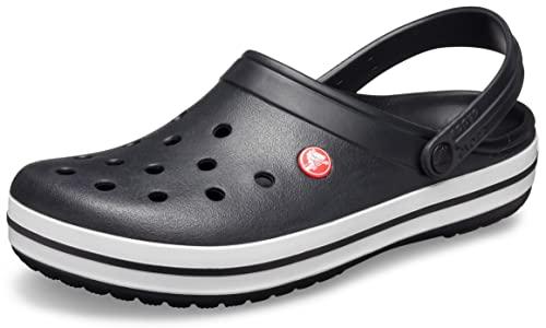 Crocs Unisex-Adult Crocband Clog, Black, 13 Women/11 Men