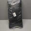 BDK PolyPro Car Seat Covers Full Set in Solid Black, Front and Rear Split Bench Seat Covers for Cars, Easy to Install Car Seats Cover Set and Accessories for Auto Trucks Van SUV - Solid Black