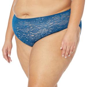 Elomi Women's Plus Size Kelsey High Leg Brief (Petrol), L