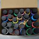 Acrylic Paint Set - 24 Colors 2 oz/59 ml Acrylic Paints for Professional Artists with 10 Brushes , Art Supplies for Painting Canvas Rock Wood Ceramic Glass Art Craft Painting, Rich Pigments Lasting Quality for Beginners