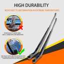 42798 42799 1 Pair Front Windshield Wiper Arm Kit Fits Compatible with 2015-2021 Ford F150 F250 F350 F450 F550 Super Duty Navigator Expedition Replaces OE FL3Z17527A FL3Z17526A