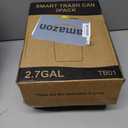 Vanpopubs 2 Pack 2.7 Gal Bathroom Trash Can with Lid, Automatic Trash Can Small Smart Garbage Can Touchless, Slim Motion Sensor Waterproof Plastic Trash Bins for Bedroom Office Kitchen Toilet (White)