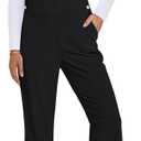 luvamia Corduroy Overalls for Women Loose Fit Baggy Straight Casual Adjustable Straps Bib Jumpsuit Overalls with Pockets (Large, Black)