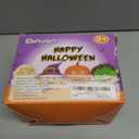 48 Halloween Toys Pack with Pumpkin Box, Halloween Party Favors Gifts for Kids, Squishy Mochi Toys in Bulk with Bubble Push it Keychain, Halloween Treat Bags Fillers, Trick or Treat Classroom Prizes