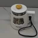 Topwit Electric Tea Kettle, 11 Temperature Control & 4 Presets Glass Kettle with Removable Infuser, 0.8L Electric Kettle for Coffee, Formula, Tea Maker with 8H Keep Warm, Boil-dry Protect, Beige