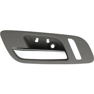 APPERFiT Interior Door Handle w/Hole for Heated Seats for Front Door Left Driver Side Gray Compatible with 2008-2014 Chevy Chevrolet Avalanche Suburban Tahoe, GMC Yukon Door Panel Parts (Size B -FL)