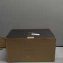 PERMO Single Classic Rustic Industrial Wall Sconce Lighting Fixture with Flared White Textile Lamp Shade and Antique Brass Tapered Column Stand, Hardwired, E26 Base