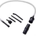 EZ SPARES 7PCS Micro Vacuum Attachment,7 Piece Universal Vacuum Cleaner Attachment, Mini Micro Kit Keyboard Crevice Cleaning Tool Brush Kit