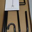 Ottsuls Bird Feeder Pole, 45 INCH Heavy Duty Shepherds Hooks for Outdoor with 5 Prong Base, Adjustable Stand Hanger for Garden Plant, Hummingbird Feeder, Lantern, Hanging Wedding Decor (2 Pack)