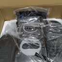 MERACH Under Desk Elliptical Machine, Leg Exerciser While Sitting for Seniors with Remote Control & 12-Speeds, Quiet Portable Electric Seated Pedal Exerciser Machine for Home Office