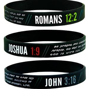 Ezekiel Gift Co. Christian Wristbands for Guys (6-pack) - John 3:16, Romans 12:2, and Joshua 1:9 - Religious Bible Gifts for Him Christian Men Pulseras Para Hombres Bracelets for Men Ezekiel Gift Co. Christian Wristbands for Guys (6-pack) - John 3:16, Romans 12:2, and Joshua 1:9 - Religious Bible Gifts for Him Christian Men Pulseras Para Hombres Bracelets for Men