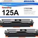 HenceBuy 125A Toner Cartridge High Yield Compatible for HP 125A Color Laserjet CM1312 MFP CM1312nfi CP1515n CP1518ni CP1215 CP1515n Printer (1 Pack-Black)