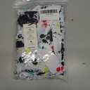 uideazone Mens Golf Shirt Dry Fit Athletic Polo Shirts Moisture Wicking Performance 3D Print Short Sleeve (White, XXL)